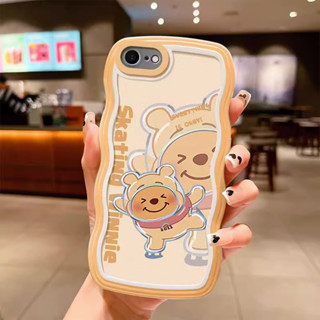 เคสโทรศัพท์มือถือ ซิลิโคน กันลื่น กันกระแทก ลาย Winnie น่ารัก คุณภาพดี สําหรับ iphone 6 6 plus 7 7 plus 8 8 plus