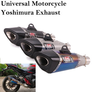 ท่อไอเสียรถจักรยานยนต์ ขนาด 51 มม. 60 มม. สําหรับ Yoshimura R11 R1 MT-09 Ninja250 Ninja400 Z1000 CBR1000RR