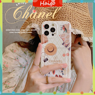 เคสโทรศัพท์มือถือแบบนิ่ม TPU ลายฉลาก CHANE1 แฟชั่น สําหรับ iPhone14 13 12 Mini 11 PRO MAX 6 6s 7 8plus SE2 X XS XR XSMAX #Hg5980