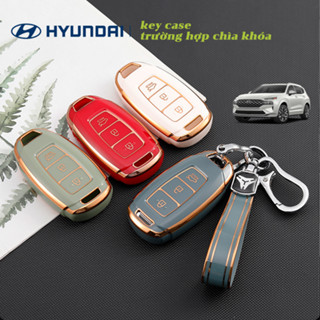 เคสกุญแจรีโมทรถยนต์ TPU สําหรับ Hyundai Elantra Accent Tucson creta ix25