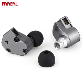 Faaeal C2 ชุดหูฟังไดนามิก DD IEM 10 มม. LCP DJ เบส 0.78 มม. 2Pin CNC