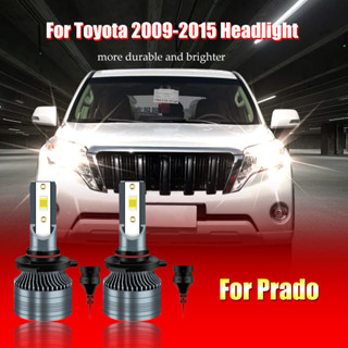 ชิปหลอดไฟหน้ารถยนต์ LED สูงต่ํา สําหรับ Toyota Prado 150 Series 2009 2010 2011 2012 2013 2014 2015 9005 2 ชิ้น