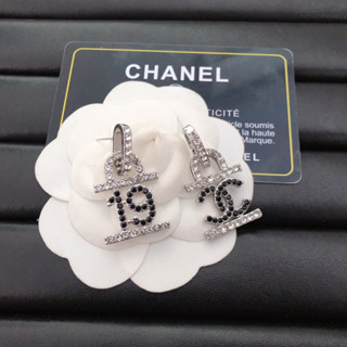 Chanel ต่างหูหรูหรา คุณภาพสูง สําหรับผู้หญิง103143