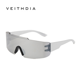 Veithdia ใหม่ แว่นตากันแดด ไร้กรอบ ป้องกันแดด สไตล์เรโทร แฟชั่นสําหรับทุกเพศ S22313