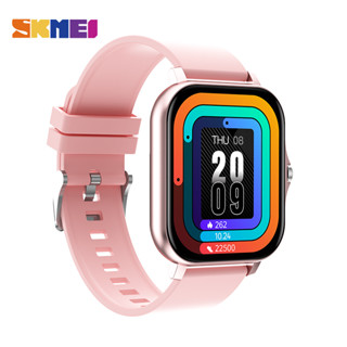 SKMEI smartwatch สมาร์ทวอทช์ นาฬิกาข้อมือผู้หญิง นาฬิกากันน้ํา นาฬิกาข้อมือดิจิตอล เชื่อมต่อบลูทูธ ควบคุมเพลง บลูทูธโทร คุยได้ แจ้งเตือนผ่านแอพโซเชียล