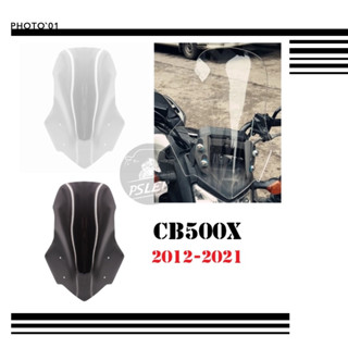 Psler บังลม กระจกหน้ารถ กระจกกันลม สําหรับ สําหรับ Honda CB500X 2012 2013 2014 2015 2016 2017 2018 2019 2020 2021