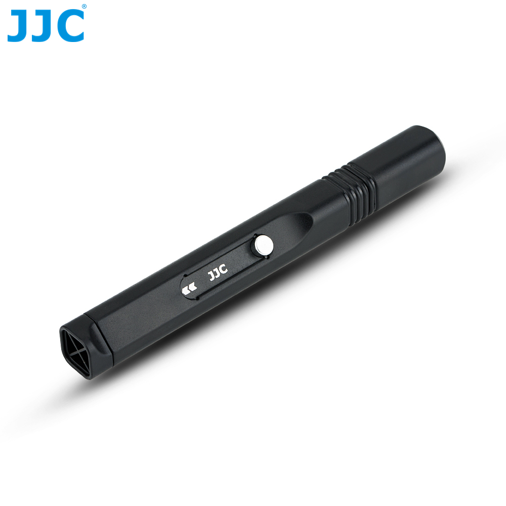 JJC CL-CP2 ปากกาทําความสะอาดเลนส์ พร้อมแปรงนุ่ม ปลายคาร์บอนคู่ อะไหล่ออปติคอลทําความสะอาด / เลนส์กล้