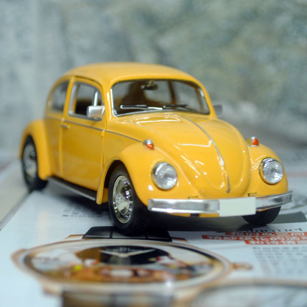 Perfectly-kid Lovely Vintage Beetle Car Model, Cool ของเล่นเด็กตกแต่งของขวัญตุ๊กตาน่ารัก