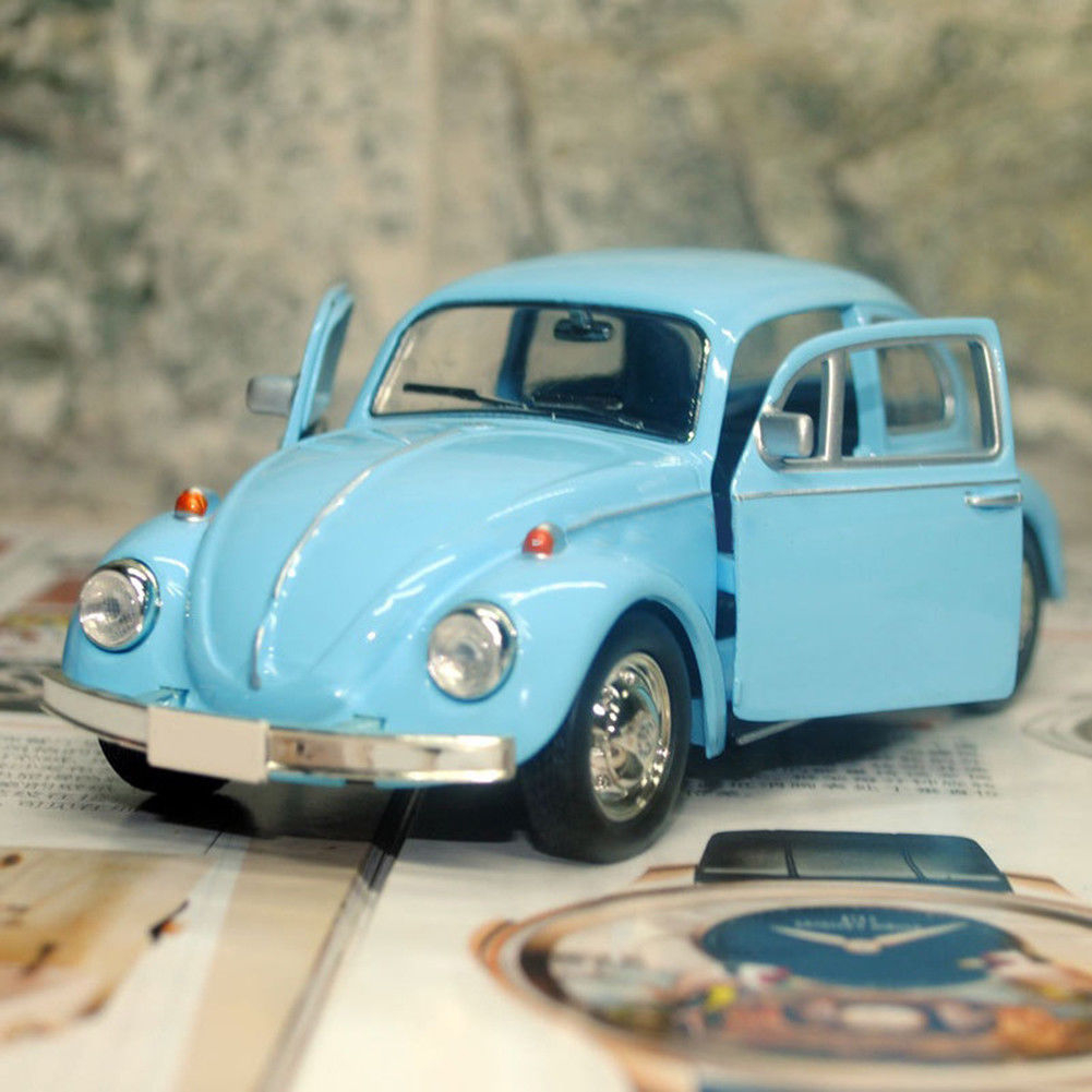Perfectly-kid Lovely Vintage Beetle Car Model, Cool ของเล่นเด็กตกแต่งของขวัญตุ๊กตาน่ารัก