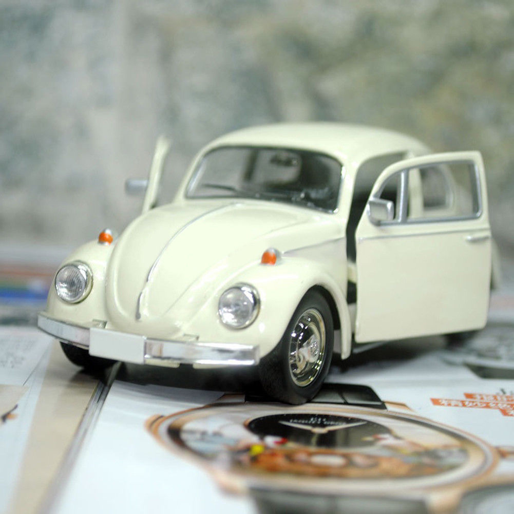 Perfectly-kid Lovely Vintage Beetle Car Model, Cool ของเล่นเด็กตกแต่งของขวัญตุ๊กตาน่ารัก
