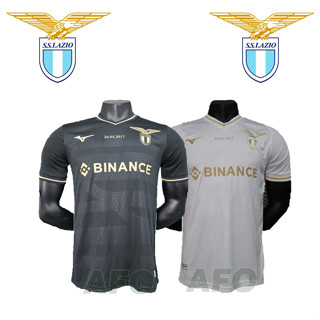 S.s. เสื้อกีฬาแขนสั้น ลายทีมชาติฟุตบอล Lazio Player Version 2023 24 ชุดเหย้า คุณภาพสูง สําหรับผู้ชาย