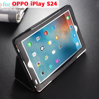 Tablet PC Casing For OPPO iPlay S24 Shockproof Thinner PU Leather Case Flip Stand Cover