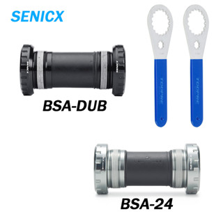 Senicx BSA อะไหล่สกรูกะโหลกจักรยาน แกน 68 73 มม. กันน้ํา 24 มม.