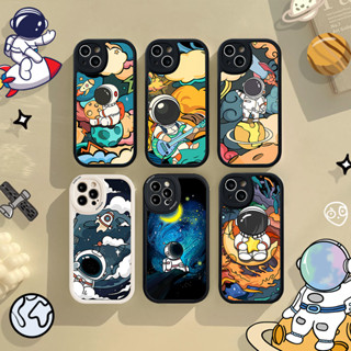 เคสโทรศัพท์มือถือแบบนิ่ม TPU ลายการ์ตูนนักบินอวกาศ NASA Star สําหรับ Redmi 10 A1 12C 9 9T 9C NFC 9A 10A 10C Redmi Note 10 10s Note 11 Note11Pro Note 8 Note 9 Note 11s Note 9Pro Note 10Pro