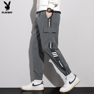 PLAYBOY  Workwear casual leggings, mens versatile long pants