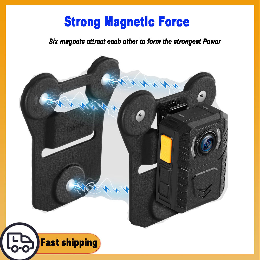 Boblov คลิปแม่เหล็กดูดด้านหลัง ทําจากซิลิกาเจล สีดํา ติดเสื้อผ้าได้ สําหรับกล้องถ่ายรูปทั่วไป