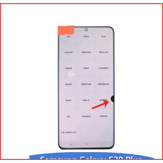 ของแท้ หน้าจอสัมผัส LCD ดิจิไทเซอร์ พร้อมจุดสีดํา สําหรับ Samsung Galaxy S20 PLUS LCD G985 G985F