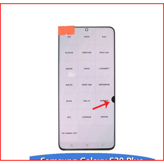 ของแท้ หน้าจอสัมผัส LCD ดิจิไทเซอร์ พร้อมจุดสีดํา สําหรับ Samsung Galaxy S20 PLUS LCD G985 G985F