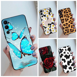 เคสโทรศัพท์มือถือ ซิลิโคนนิ่ม ปิดด้านหลัง ลายดอกไม้ ผีเสื้อ สําหรับ Tecno Pova Neo 2 LG6n Neo2