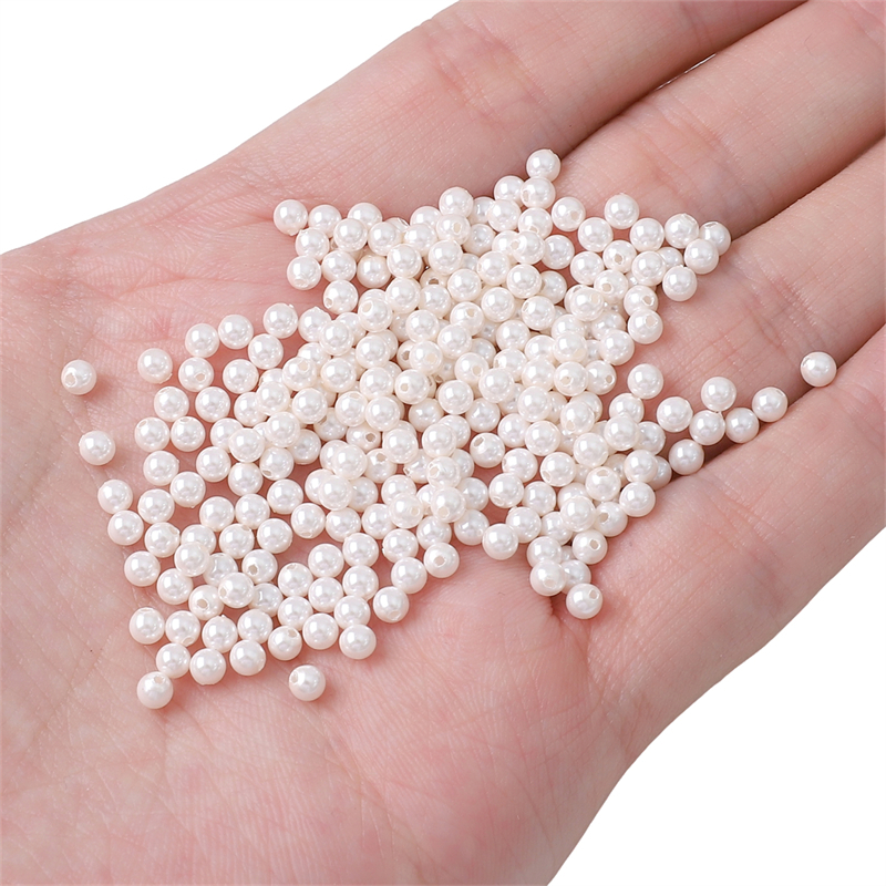 3-12 มม. 2 ชิ้น / ถุง แก้ว มุก ครึ่งหลุม วงกลม สําหรับทําเครื่องประดับ DIY อุปกรณ์เสริม สําหรับเครื่องประดับ DIY อุปกรณ์ทํา - รูปที่ 4