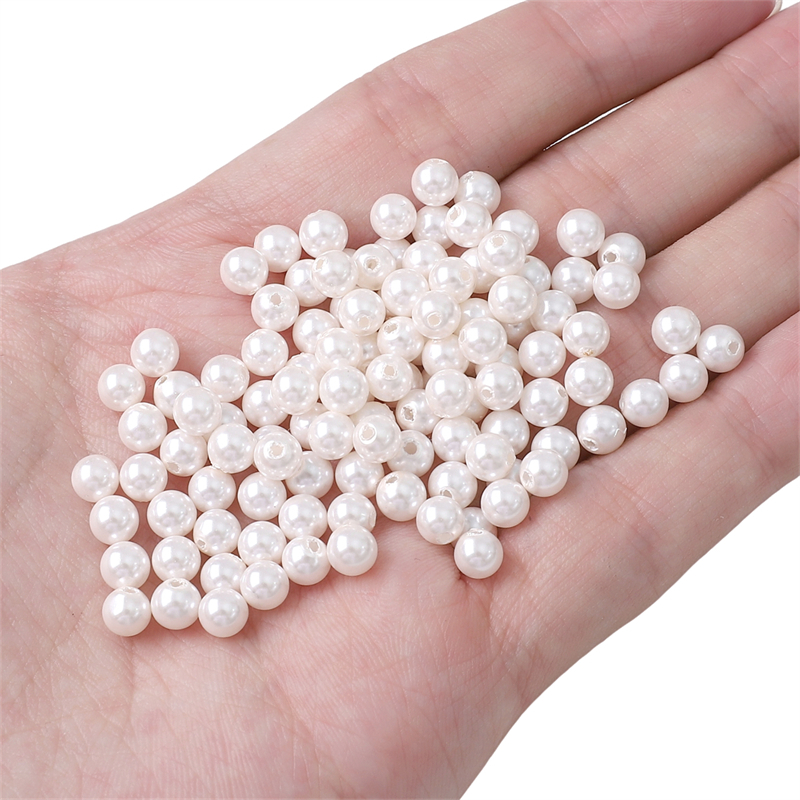 3-12 มม. 2 ชิ้น / ถุง แก้ว มุก ครึ่งหลุม วงกลม สําหรับทําเครื่องประดับ DIY อุปกรณ์เสริม สําหรับเครื่องประดับ DIY อุปกรณ์ทํา - รูปที่ 6