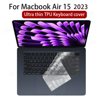 คีย์บอร์ด TPU แบบใส สําหรับ MacBook 2023 2022 new Air 15.3 13.6 M1 M2 A2179 A2337 A2681 A2941 Pro 13 14 15 16 A2442A2485 นิ้ว