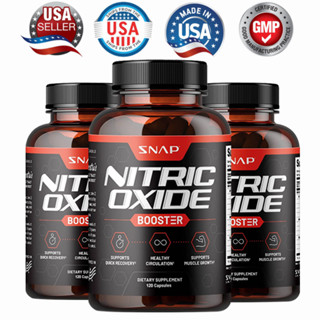 Nitric Oxide Booster - Pre-Workout, Muscle Builder, Boosts Strength &amp; Endurance