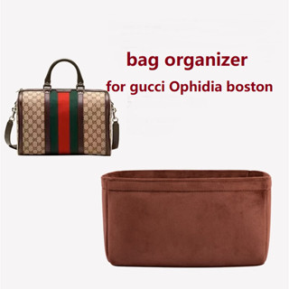 【นุ่มและเบา】ที่จัดระเบียบกระเป๋า gucci ophidia boston ที่จัดกระเป๋า  bag organiser in bag ที่จัดทรง  organizer insert