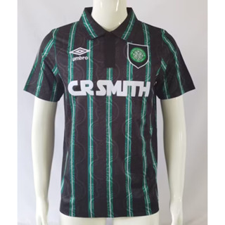 เสื้อกีฬาแขนสั้น ลายทีมชาติฟุตบอล Gaopin retro 1992 1993 season Celtics away ชุดเยือน