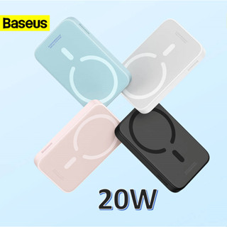 Baseus พาวเวอร์แบงก์แม่เหล็กไร้สาย 20W 6000mAh 10000mAh