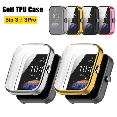 Protective Case For Xiaomi Huami Amazfit Bip 3 Pro Full Cover Screen Protector Case SmartWatch Accessories For Amazfit Bip3 Case