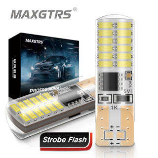 Maxgtrs หลอดไฟกระพริบ T10 194 W5W 22 Led 3014SMD ติดทนนาน สําหรับรถยนต์ 2 ชิ้น