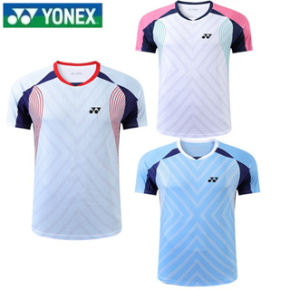 ใหม่ เสื้อกีฬาแบดมินตัน Yonex คอกลม แขนสั้น ดูดซับเหงื่อ แห้งเร็ว ระบายอากาศ สไตล์เกาหลี ใส่สบาย เหมาะกับฤดูร้อน สําหรับเด็กผู้ชาย และผู้หญิง