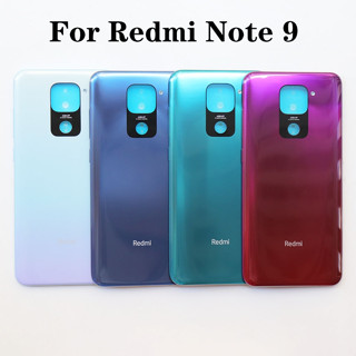 เคสแบตเตอรี่ด้านหลัง พร้อมปุ่มด้านข้าง แบบเปลี่ยน สําหรับ Xiaomi Redmi Note 9 Redmi 10X 4G