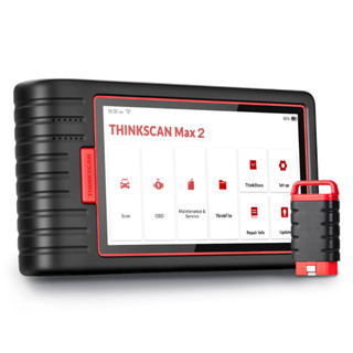 Thinkcar เครื่องสแกนเนอร์ ThinkScan Max 2 ระบบวินิจฉัย รองรับ CANFD สําหรับ GM 2022 AF DPF IMMO 28 Reset ECU Coding OBD2