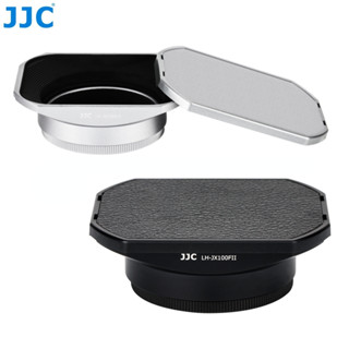 JJC LH-JX100FII อลูมิเนียมสแควร์เลนส์เปลี่ยน LH-X100 สำหรับกล้อง Fuji Fujifilm X100V X100F X100S X100T X100 X70