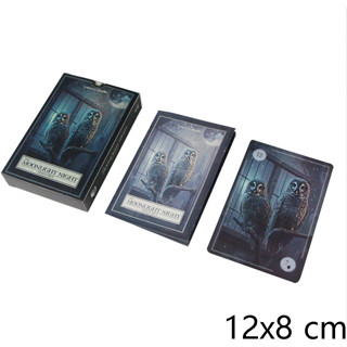 การ์ดเกม The Moonlight Night Oracle Deck แมนนวล ขนาด 12X8 ซม.