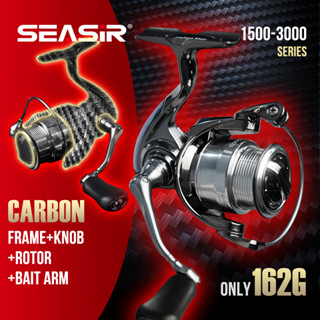 Seasir รอกตกปลาคาร์บอน น้ําหนักเบา 162g-173g/1500-3000 Series 5.2:1 8+1BB 10 กก.