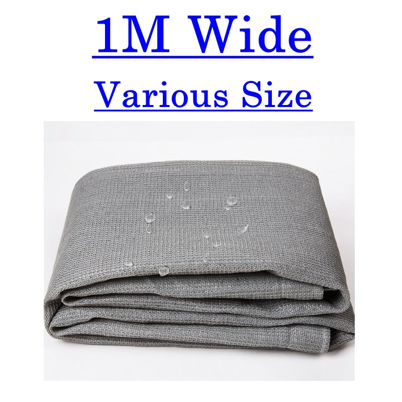 ขนาดต่างๆกลางแจ้ง Sun Shade สุทธิสีเทา Garden Sun Shade Sails แรเงา 90%