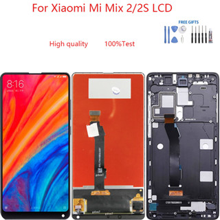 อะไหล่หน้าจอสัมผัสดิจิทัล LCD แบบเปลี่ยน สําหรับ Xiaomi Mi Mix 2 2S