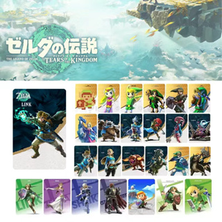 การ์ดเกม Zelda Amiibo The Legend of Zelda:Tears of The Kingdo Zelda Ghost God Sword 38 ชิ้น