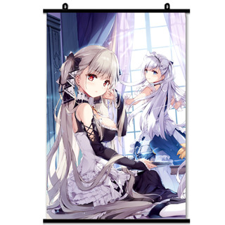 Azur Lane St Louis Taihou Plymouth Prinz Eugen โปสเตอร์ผ้า สําหรับตกแต่งบ้าน 20x30 ซม.