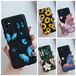 เคสโทรศัพท์มือถือแบบนิ่ม ลายผีเสื้อ ดอกไม้ ท้องฟ้ากลางคืน สําหรับ Tecno Pova Neo 2 LG6n