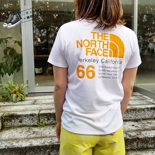 The NORTH FACE เสื้อยืดแขนสั้น ผ้าฝ้ายแท้ สําหรับผู้ชายและผู้หญิง