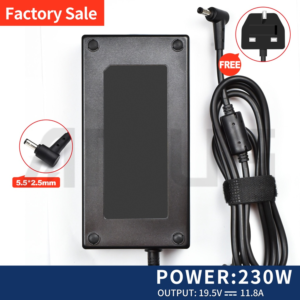 ใหม่ อะแดปเตอร์ชาร์จแล็ปท็อป AC A17-230P1A 230W 19.5V 11.8A 5.5 มม. สําหรับแล็ปท็อปเล่นเกม MSI GS70 