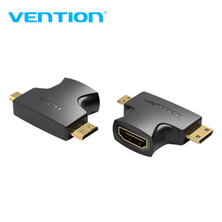 Vention อะแดปเตอร์แปลง HDMI เป็น HDMI ตัวเมีย ขนาดเล็ก 4K@30HZ/1080P@60HZ สําหรับโปรเจคเตอร์ TV