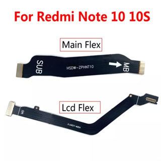 เมนบอร์ดเชื่อมต่อ USB หน้าจอ LCD สําหรับ Xiaomi Redmi Note 10 10S 10T Pro 4G 5G