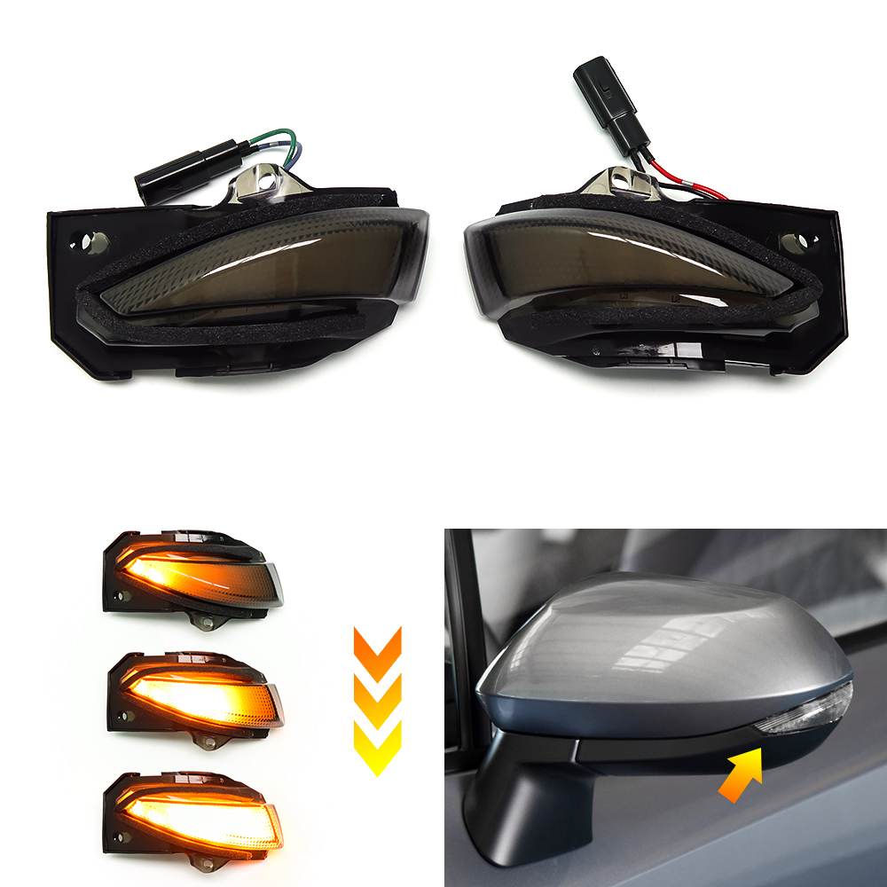 ไฟ LED ไดนามิก ติดกระจกมองข้าง สําหรับ Toyota Yaris Ativ Vios 2022-2024 2 ชิ้น