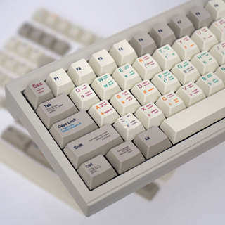 Gmk ปุ่มกดคีย์บอร์ด PBT ย้อมสี ลายเชอร์รี่ สไตล์เรโทร 143 สําหรับ 61 64 68 75 84 87 96 980 100 104