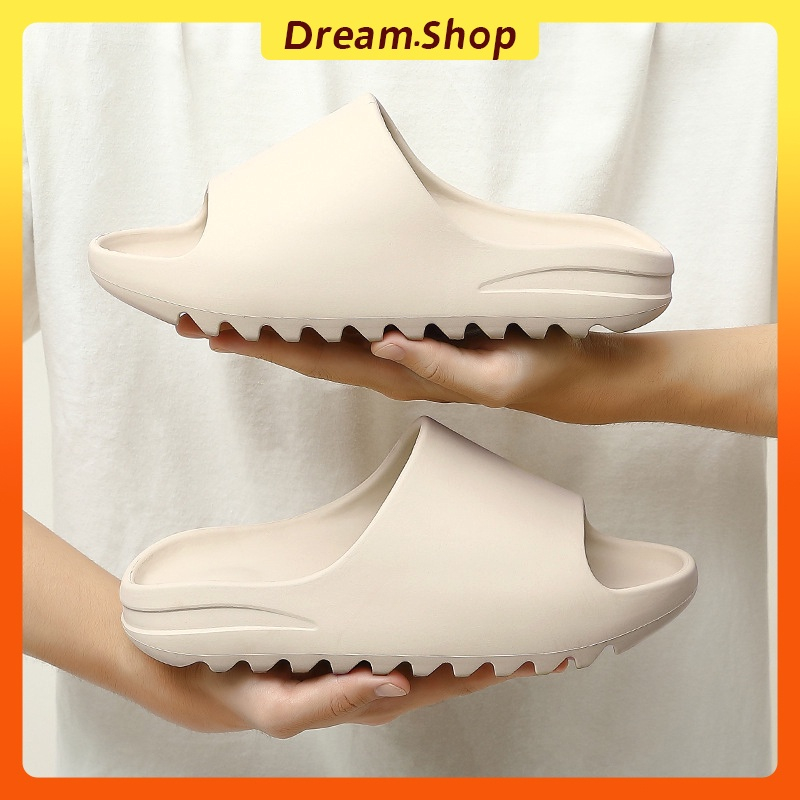 「DR」Slide Kanye รองเท้าแตะ EVA กันลื่น สวมใส่สบาย แฟชั่นฤดูร้อน สําหรับผู้หญิง และคู่รัก Size 36-45